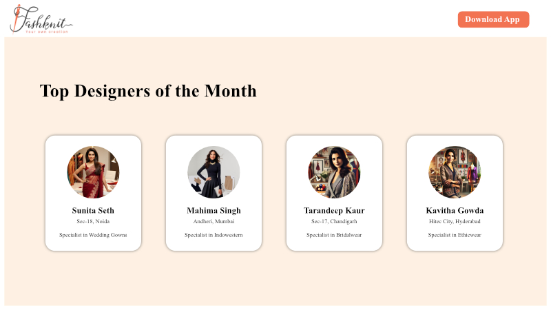 top designers of month